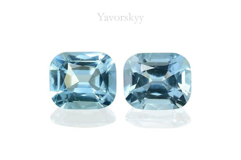 A Picture of aquamarine stone 1.50 carats pair