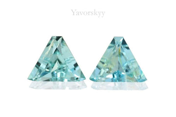 Aquamarine 2.07 cts  / 2 pcs