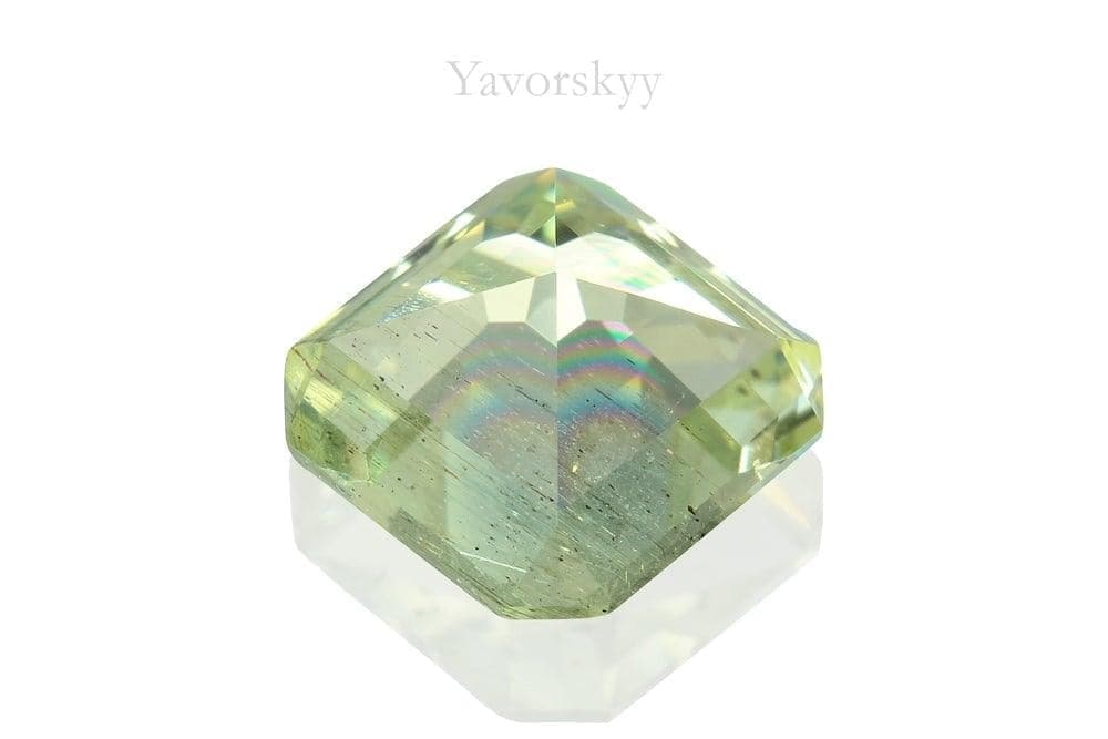Cushion shape green aquamarine 2.23 cts bottom view image