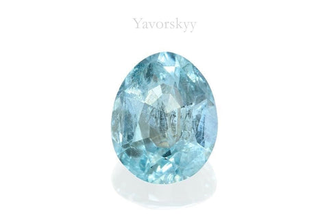 Pear shape aquamarine 2.28 cts top view image