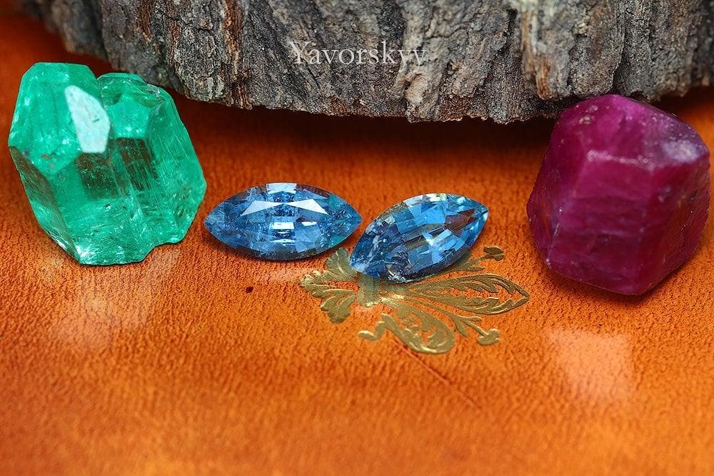 Aquamarine 2.46 cts / 2 pcs - Yavorskyy