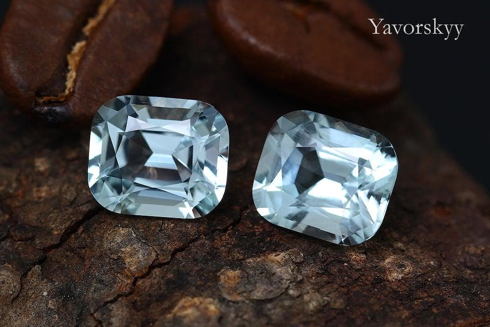 Aquamarine cut stone