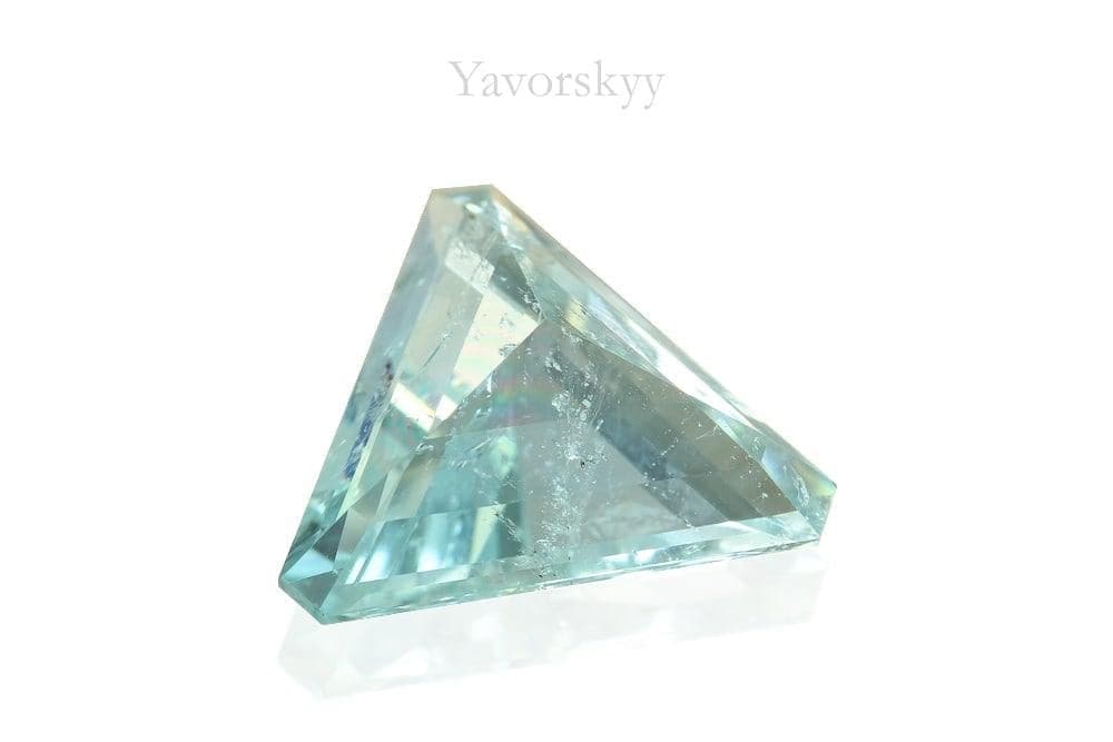 Aquamarine 2.63 cts bottom view photo