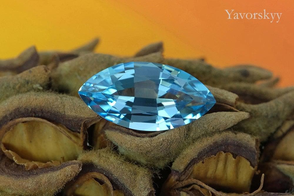 Picture of aquamarine 3.22 cts marquise shape