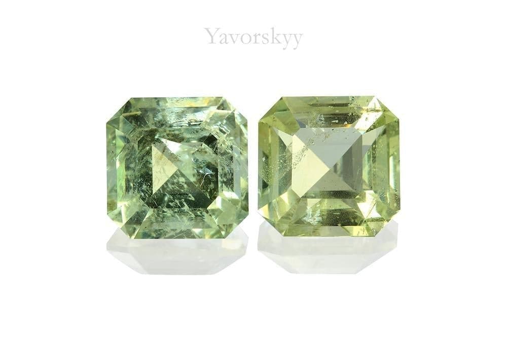 Pair of Aquamarine 4.48carats front view picture