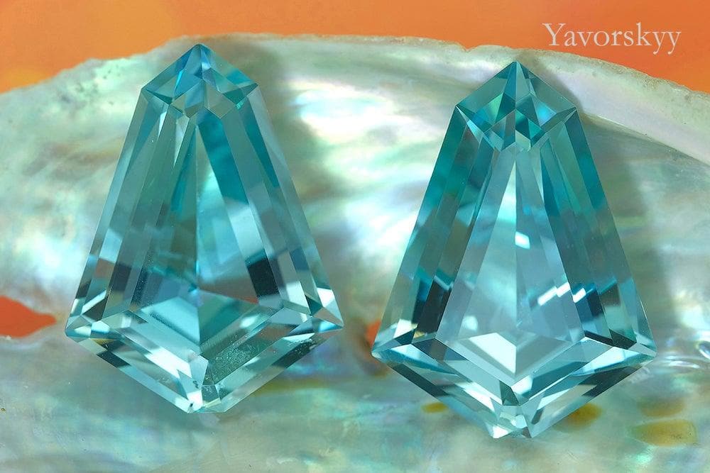 Aquamarine 60.46 cts / 2 pcs - Yavorskyy