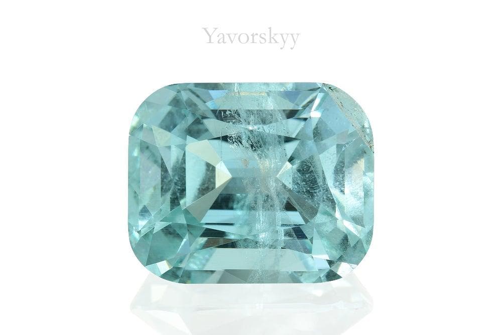 A photo of cushion shape aquamarine 8.06 carats