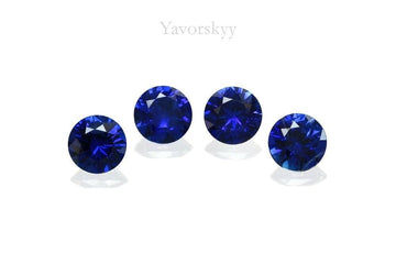 Blue Sapphire 0.61 ct / 4 pcs