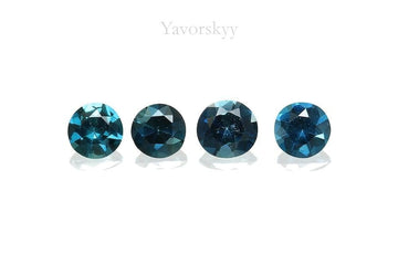 Blue Tourmaline 0.19 ct/ 4 pcs