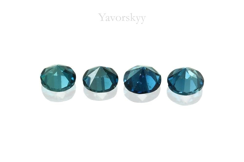 Blue Tourmaline 0.19 ct/ 4 pcs - Yavorskyy