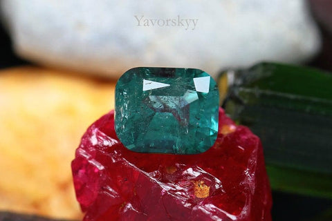 Natural indigo tourmaline 0.72 carat