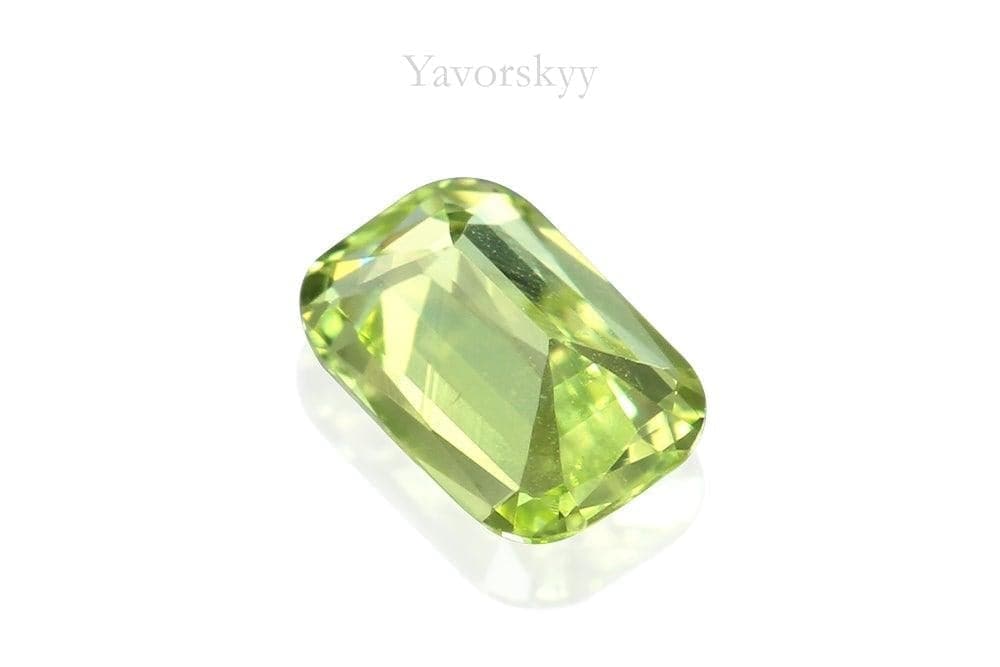 Yellow Chrysoberyl  0.21ct bottom view image