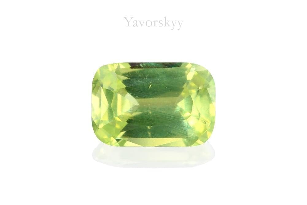Top view photo of Yellow chrysoberyl 0.22  carat