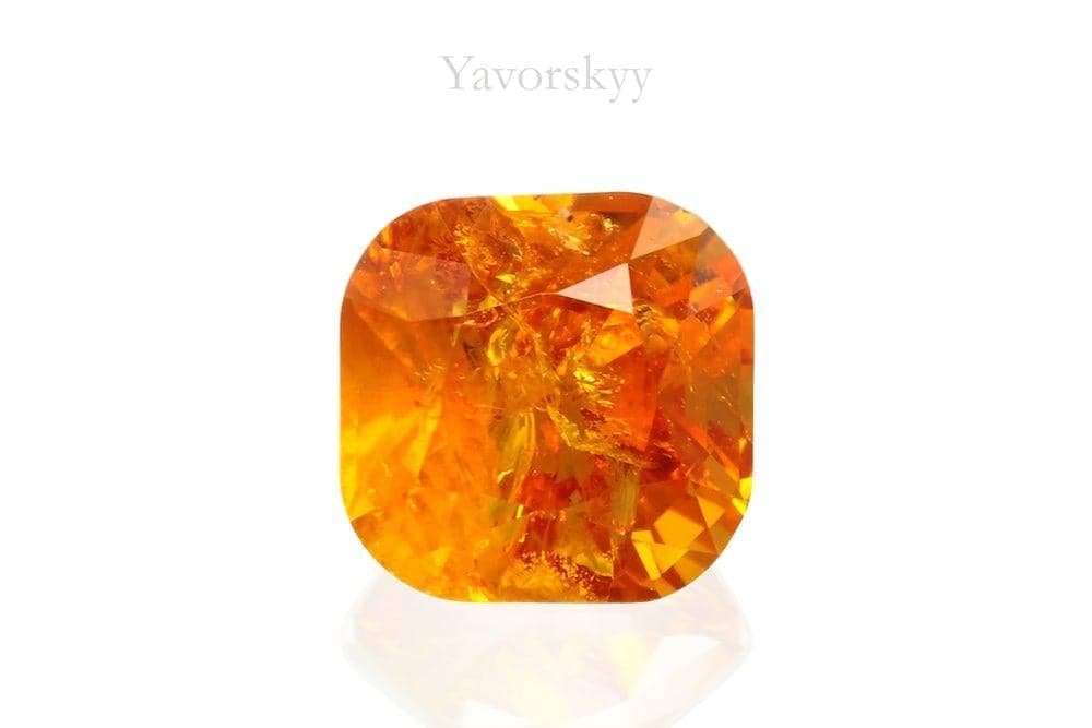 Cushion cut clinohumite 0.62 carat