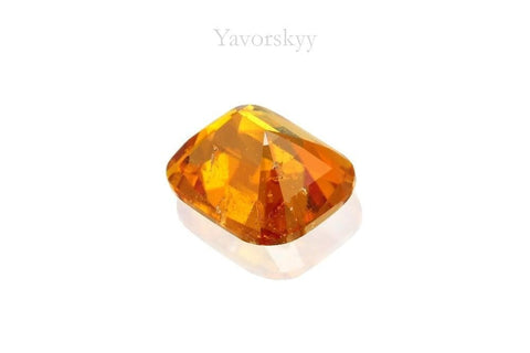 Cushion shape clinohumite 0.74 carat back side image