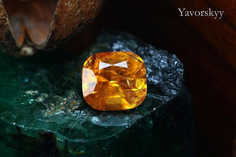A picture of pretty clinohumite 0.76 ct