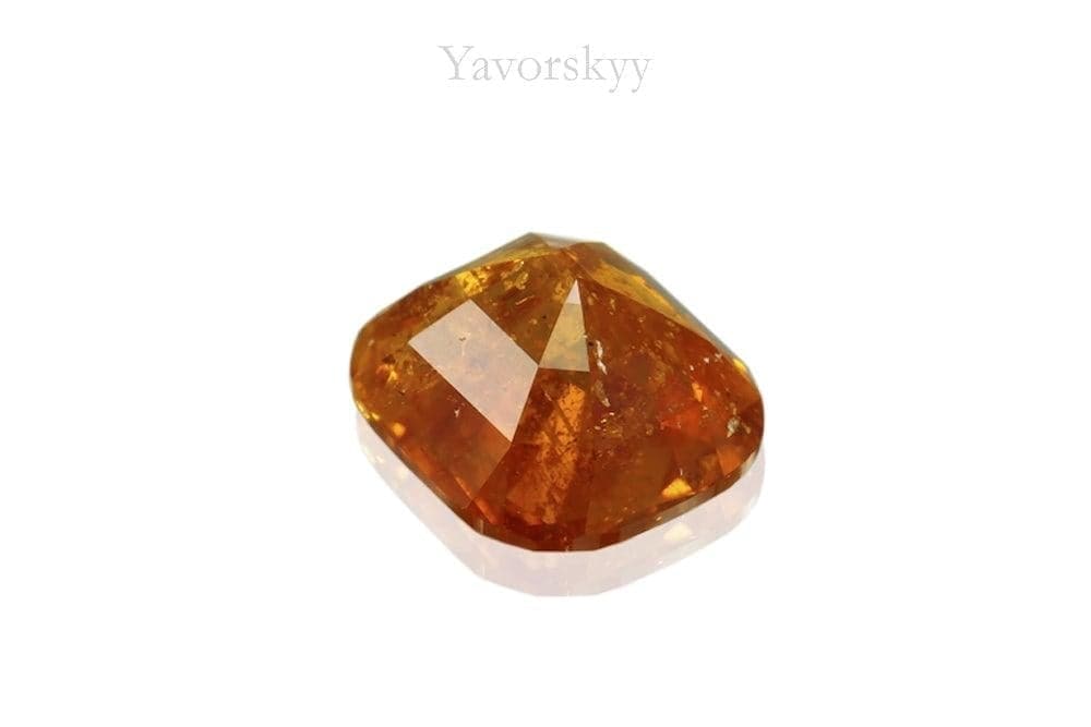 A picture of clinohumite 0.95 carat cushion shape