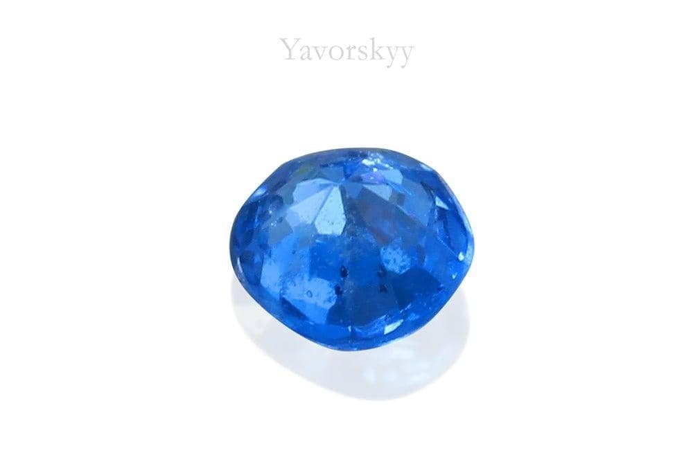 0.09 carat blue spinel bottom view image