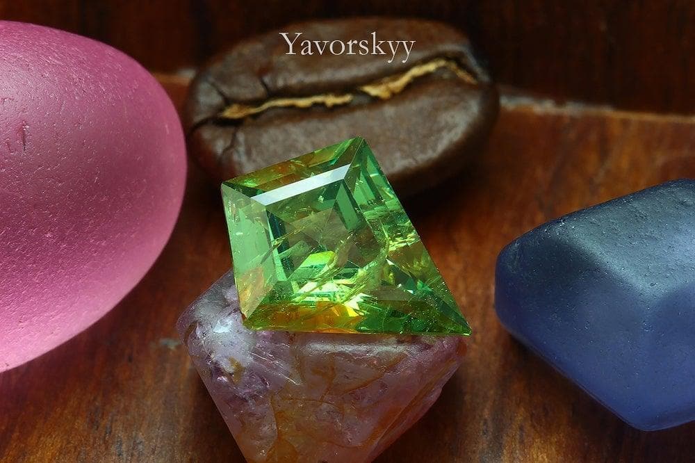 1.82 carats kite shape demantoid image