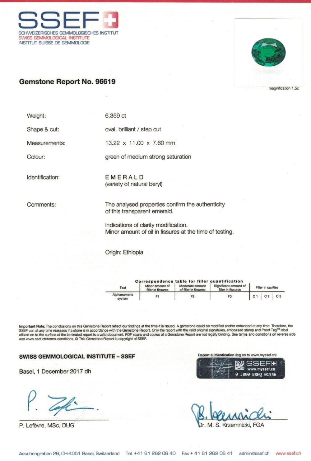 Emerald Ssef Certified