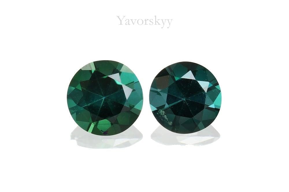 Front view image of green tourmaline 0.43 carat