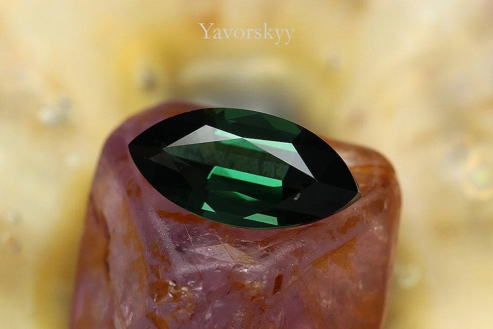 Natural green tourmaline 0.44 carat