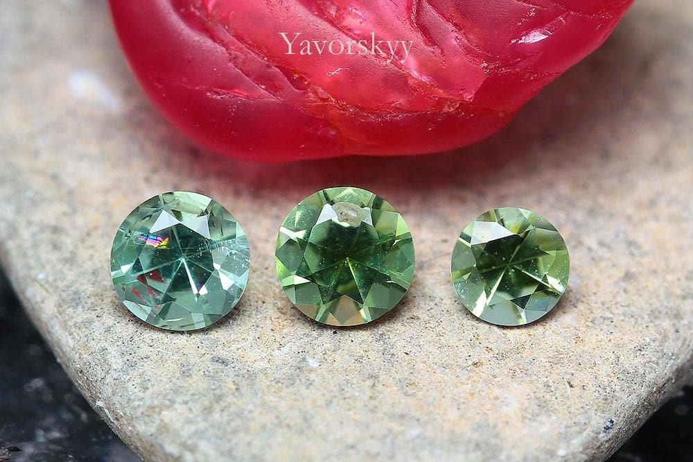 Natural green tourmaline 0.45 carat