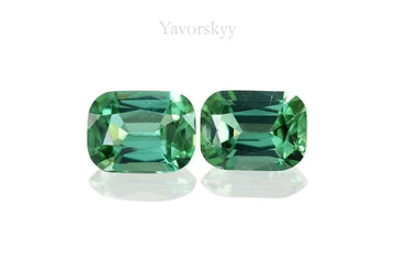 Green Tourmaline 0.46 ct / 2 pcs