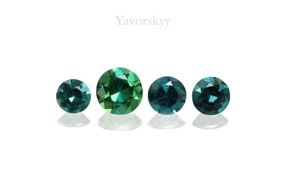 Front view image of green tourmaline 0.49 carat