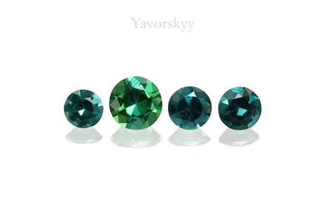 Green Tourmaline 0.49 ct/ 4 pcs