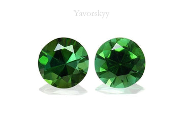 Green Tourmaline 0.58 ct / 2 pcs
