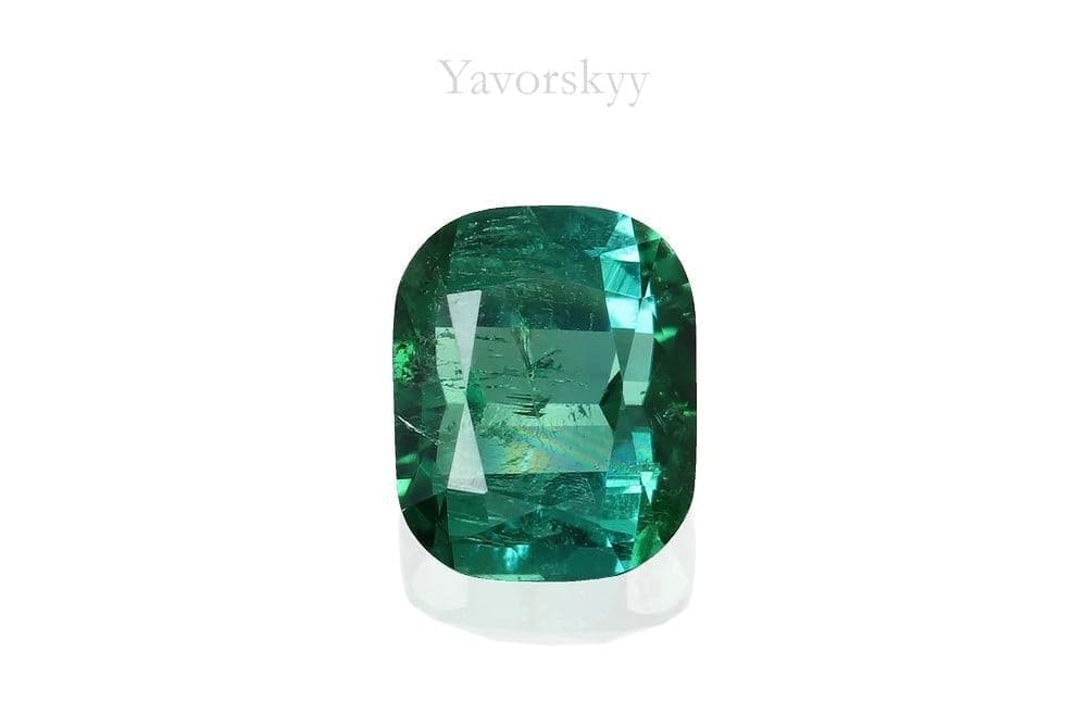 Green tourmaline stone