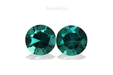 Green Tourmaline 0.74 ct / 2 pcs