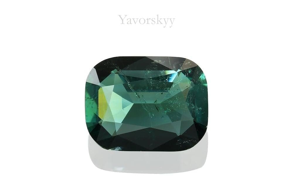 Front view image of green tourmaline 0.77 carat