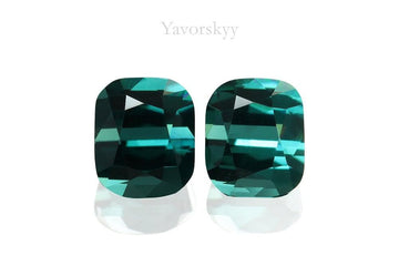 Green Tourmaline 0.94 ct / 2 pcs