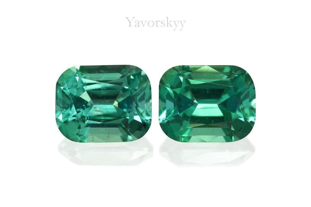 Green Tourmaline 1.51 ct / 2 pcs - Yavorskyy