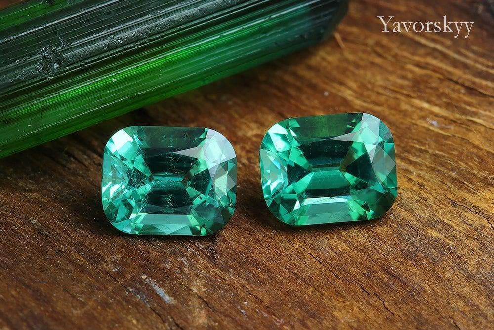 Green Tourmaline 1.51 ct / 2 pcs - Yavorskyy