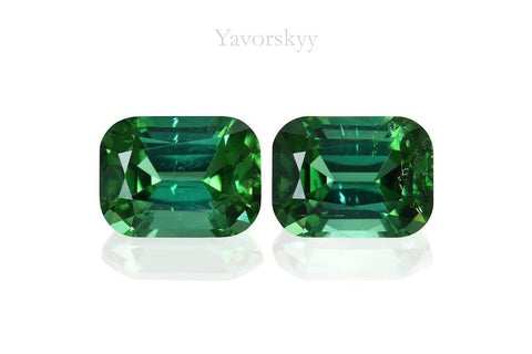 Green Tourmaline 2.08 cts / 2 pcs - Yavorskyy