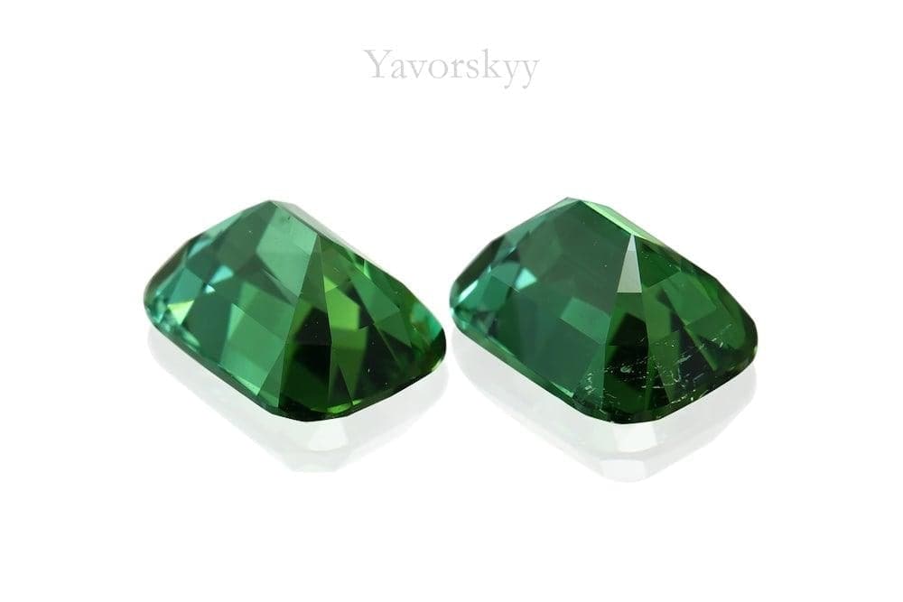Green Tourmaline 2.08 cts / 2 pcs - Yavorskyy