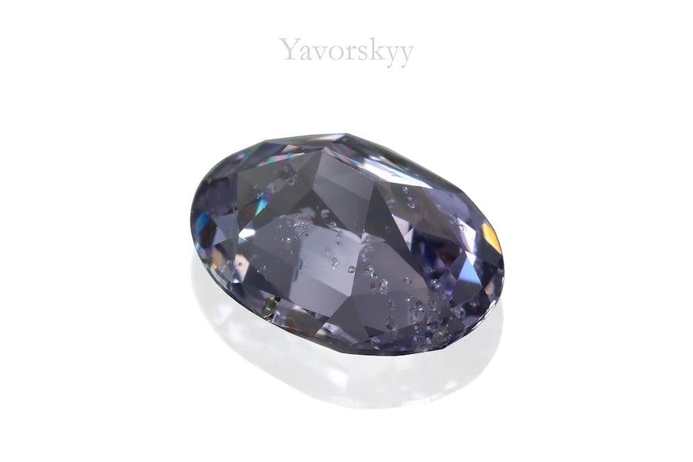 Grey Spinel Faceted