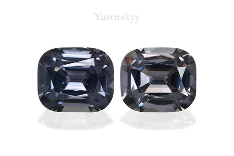 Grey Spinel 2.01 cts / 2 pcs - Yavorskyy