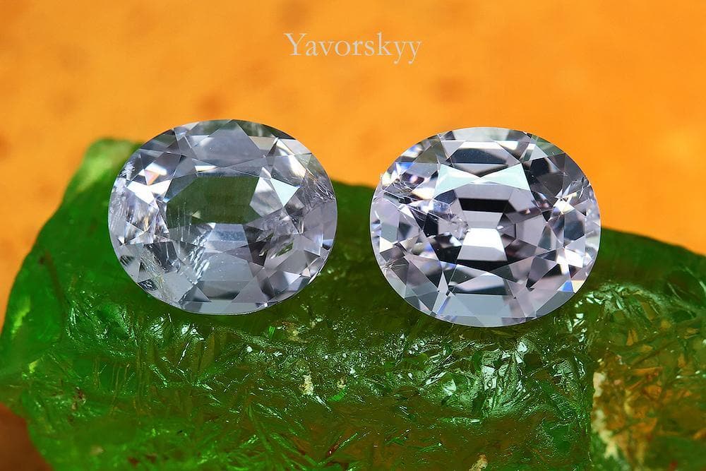 Grey Spinel 2.96 cts / 2 pcs - Yavorskyy
