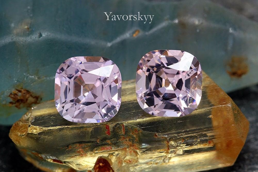 Grey Spinel 3.65 cts / 2 pcs - Yavorskyy