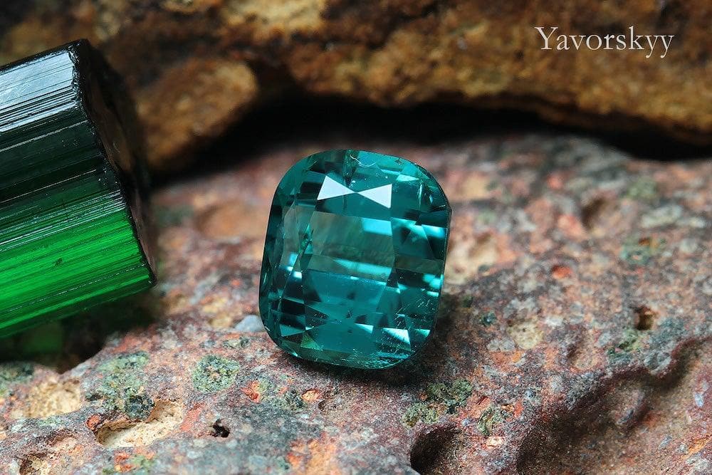 Indicolite tourmaline photos