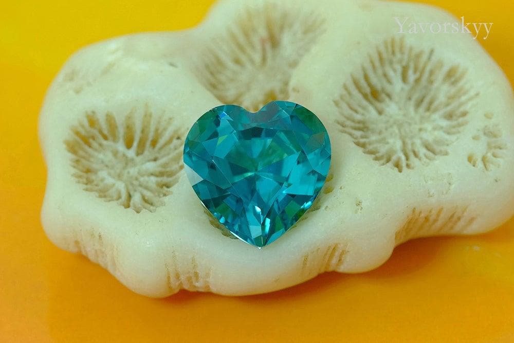 Indicolite Heart Shape