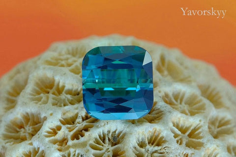 Top view picture of 4.87 ct tourmaline