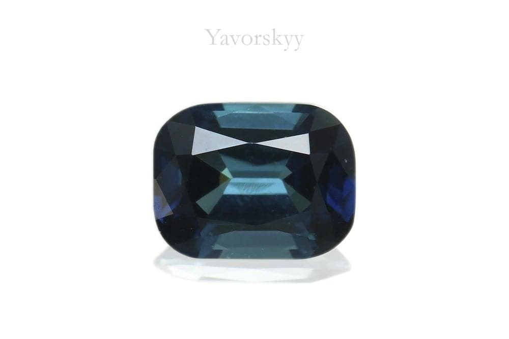 Picture of blue color tourmaline 0.3 cts top view