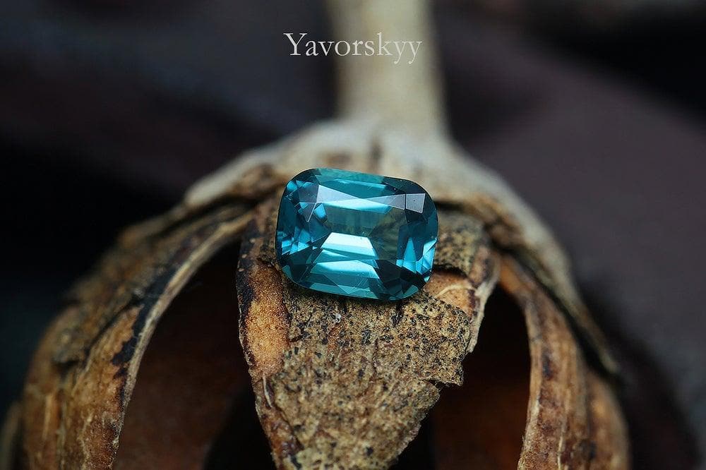 Image of 0.3 ct blue tourmaline cushion