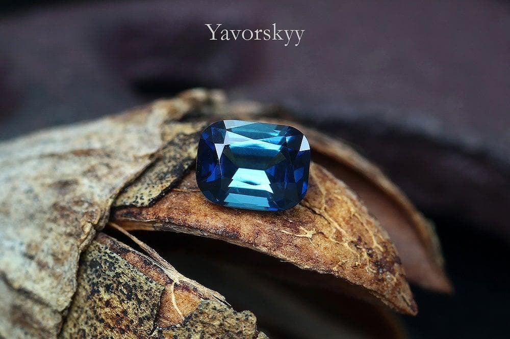 Image of 0.3 ct blue tourmaline cushion