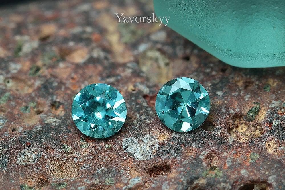 Indigo Tourmaline 0.32 ct/ 2 pcs - Yavorskyy